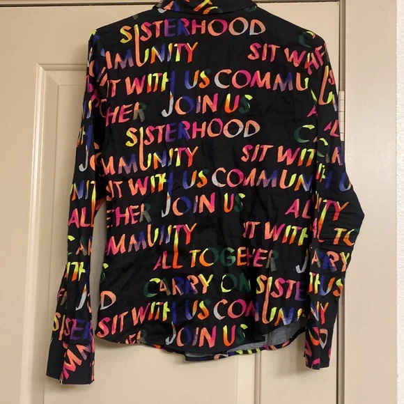 Multicolored, motional blouse. - Picture 4 of 7